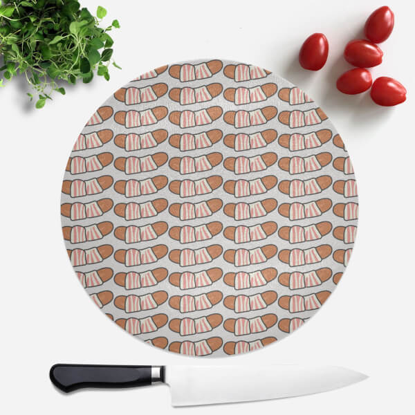 Pigs In Blankets Round Chopping Board