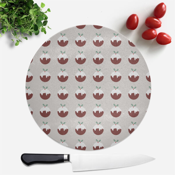 Christmas Pud Round Chopping Board