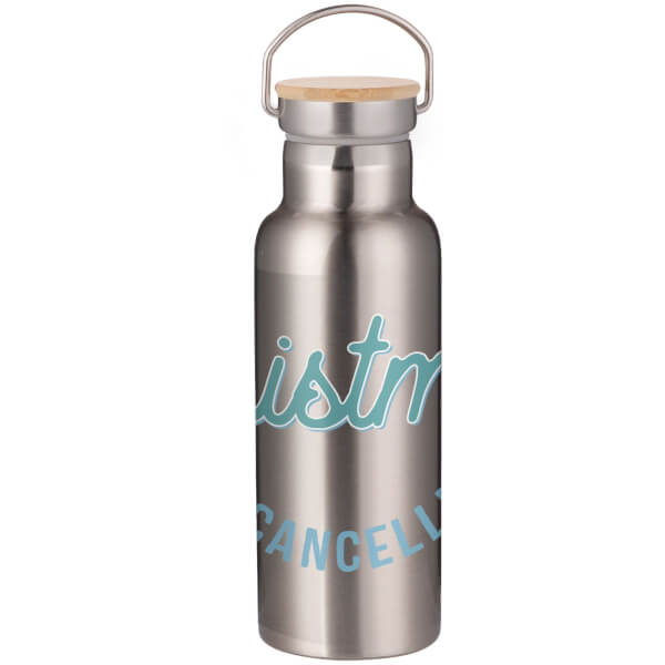 Christmas Is Cancelled Portable Insulated Water Bottle - Steel