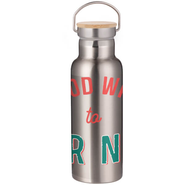 Good Will To Our NHS Portable Insulated Water Bottle - Steel