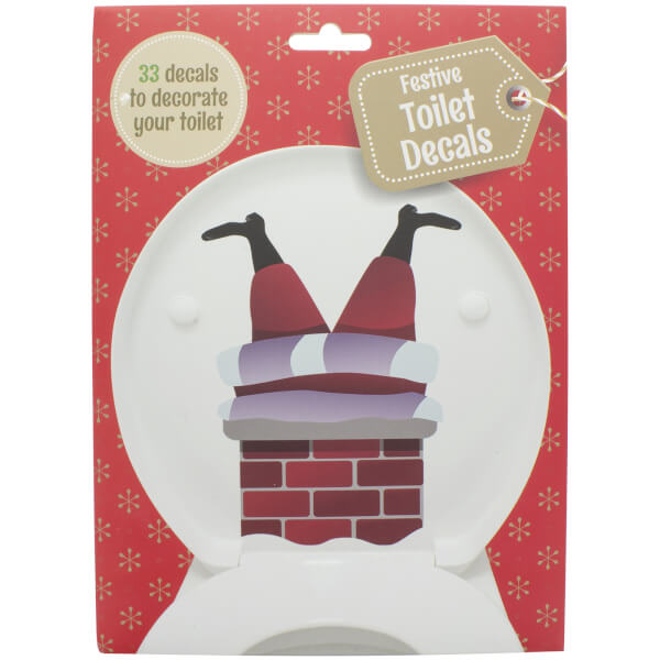 Festive Toilet Decals