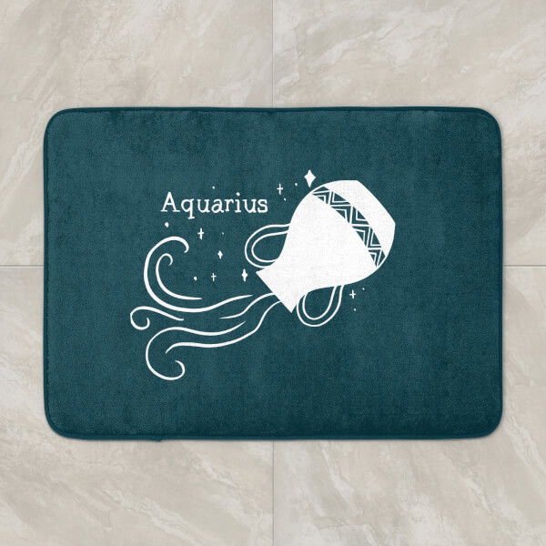 Navy Aquarius Bath Mat