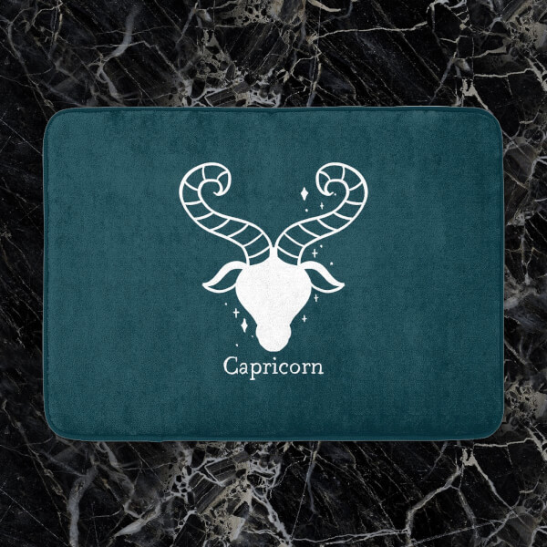 Navy Capricorn Bath Mat