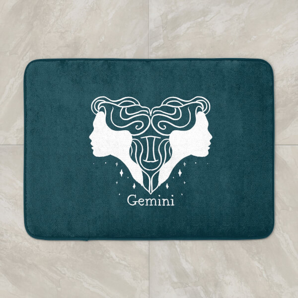 Navy Gemini Bath Mat