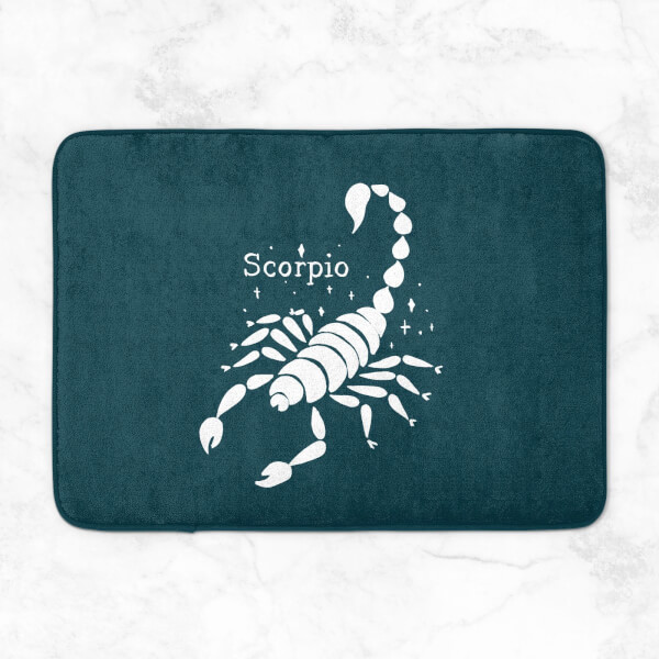 Navy Scorpio  Bath Mat