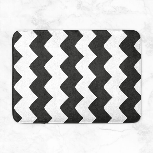 60s Zig Zag Bath Mat