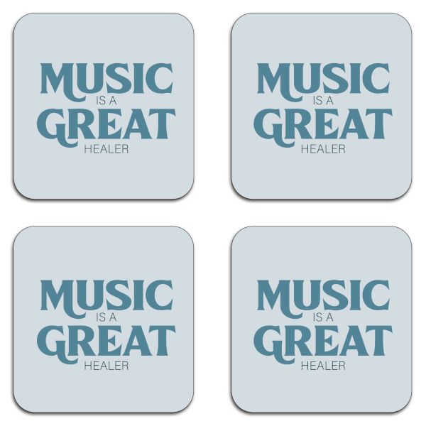 Music Is A Great Healer Coaster Set