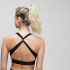 MP Women's Power Cross Back Sports Bra - Black MP Women's Power Cross Back Sports Bra - Black