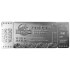 Jurassic Park Silver Plated Entrance Ticket Replica - Limited Edition Jurassic Park Silver Plated Entrance Ticket Replica - Limited Edition