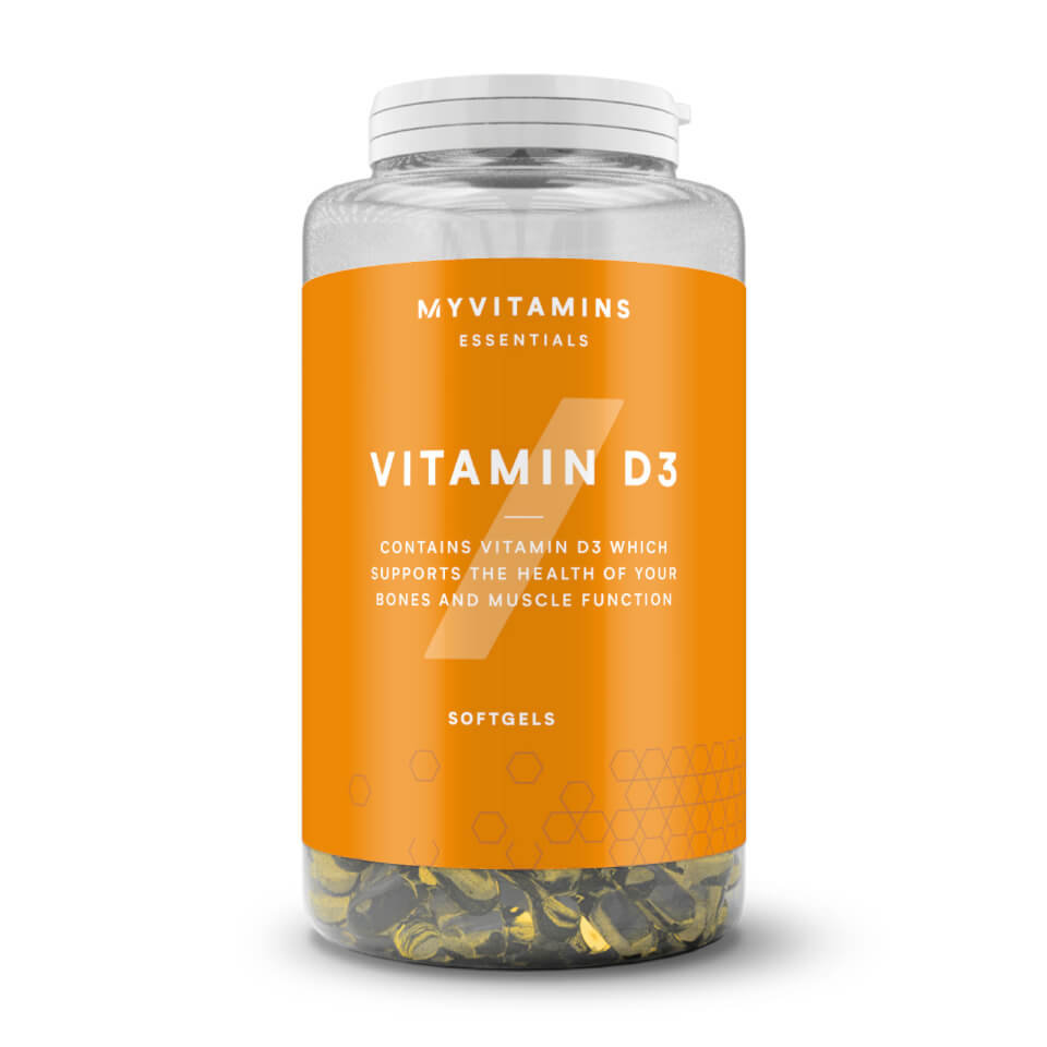 Vitamin D3 Capsules – 180softgels – Non-Vegan
