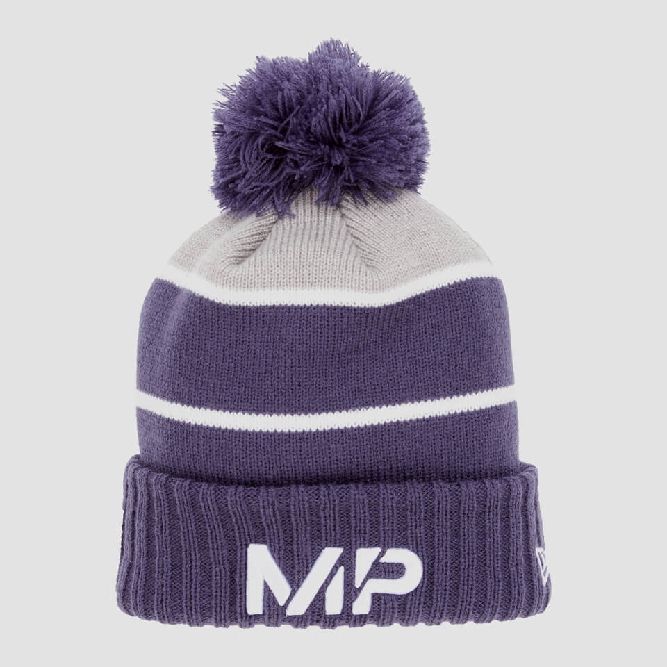 MP New Era Knitted Bobble Hat – Navy/White