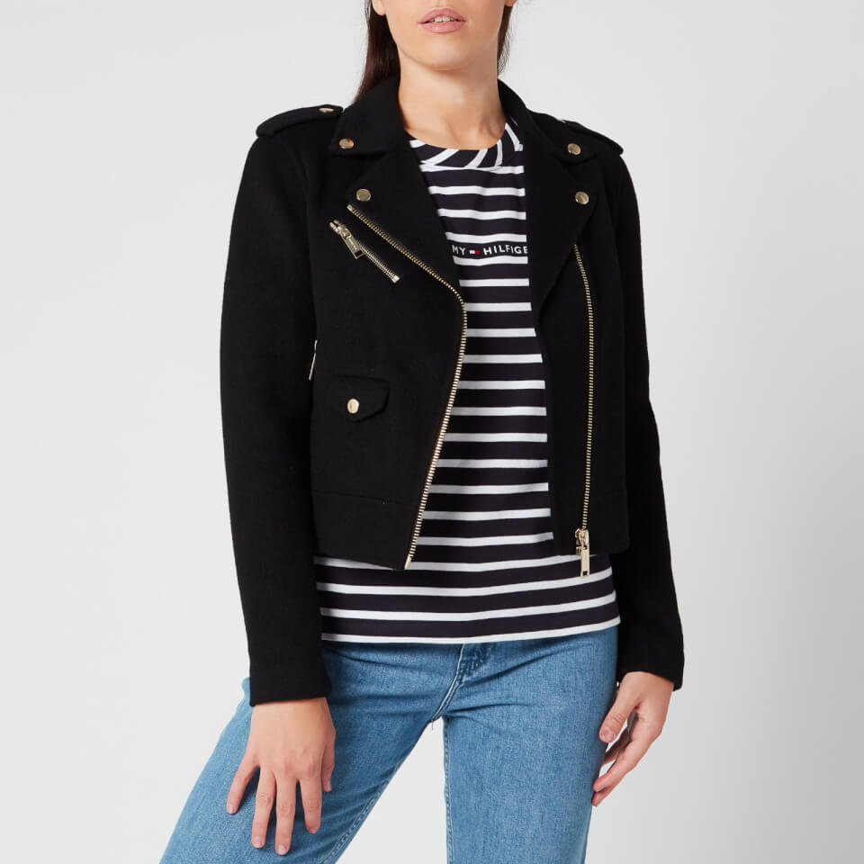 MICHAEL MICHAEL KORS Women's Double Face Moto Jacket - Black - XS