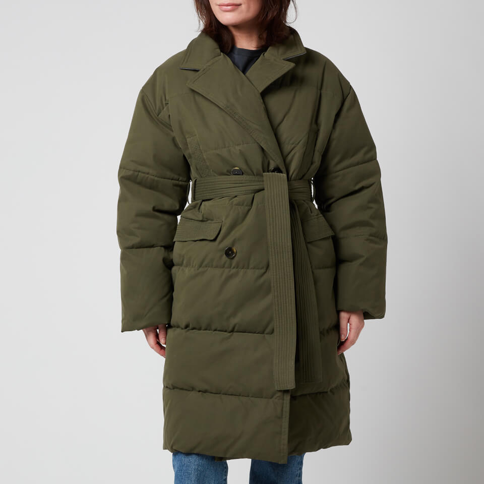 Whistles Women's Trench Puffer Jacket - Khaki - XS