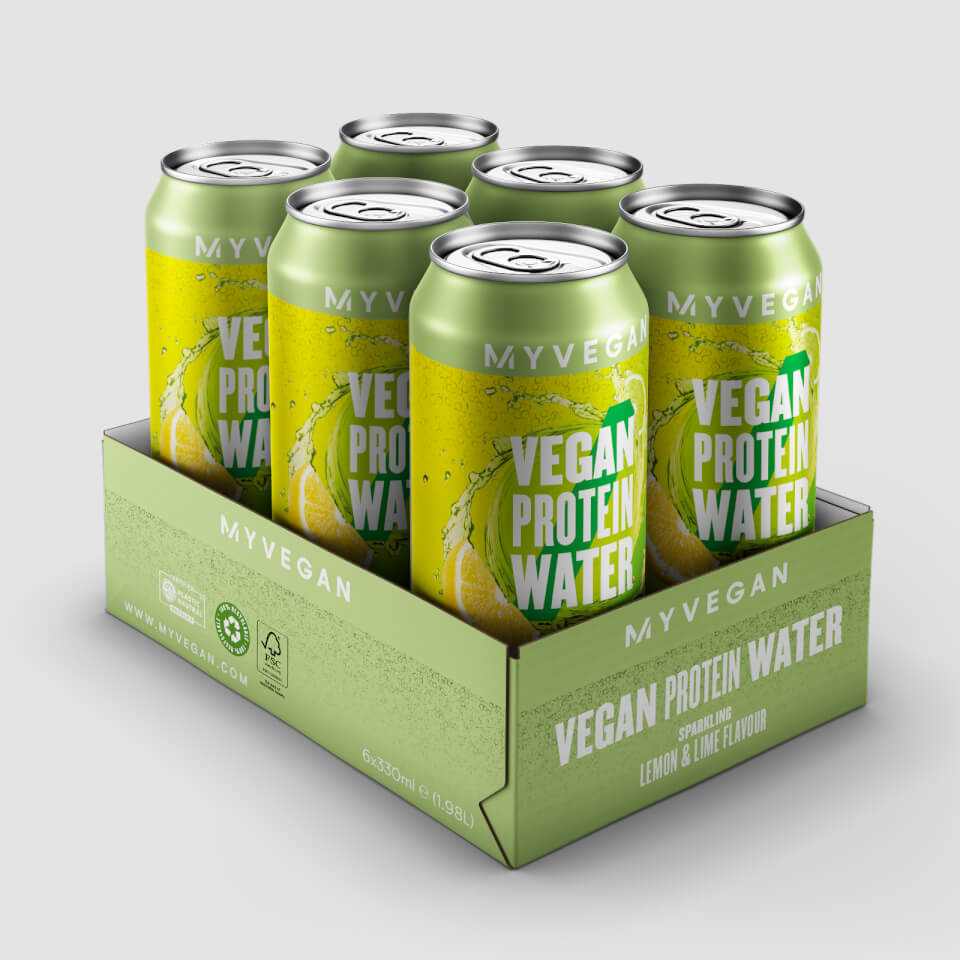Vegan Sparkling Protein Water – Lemon Lime
