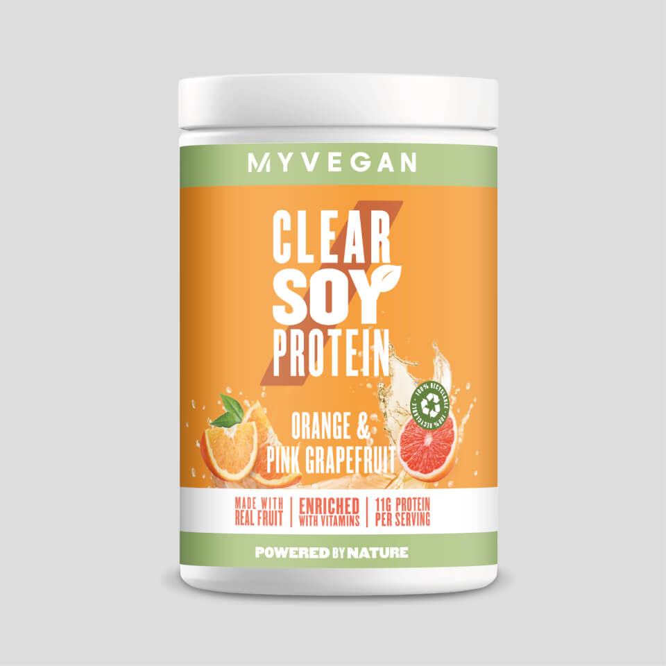 Clear Sojaprotein – 20servings – Orange and Pink Grapefruit