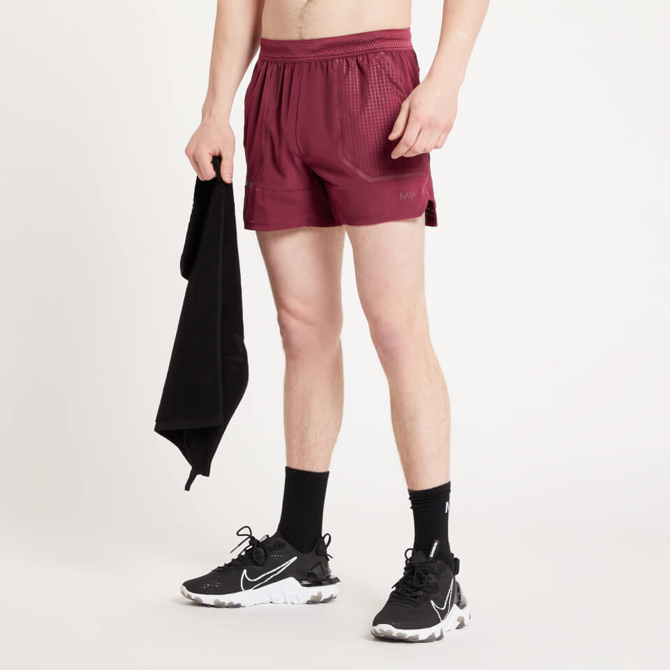 MP Tempo Ultra Shorts för män – Vinröd – XS