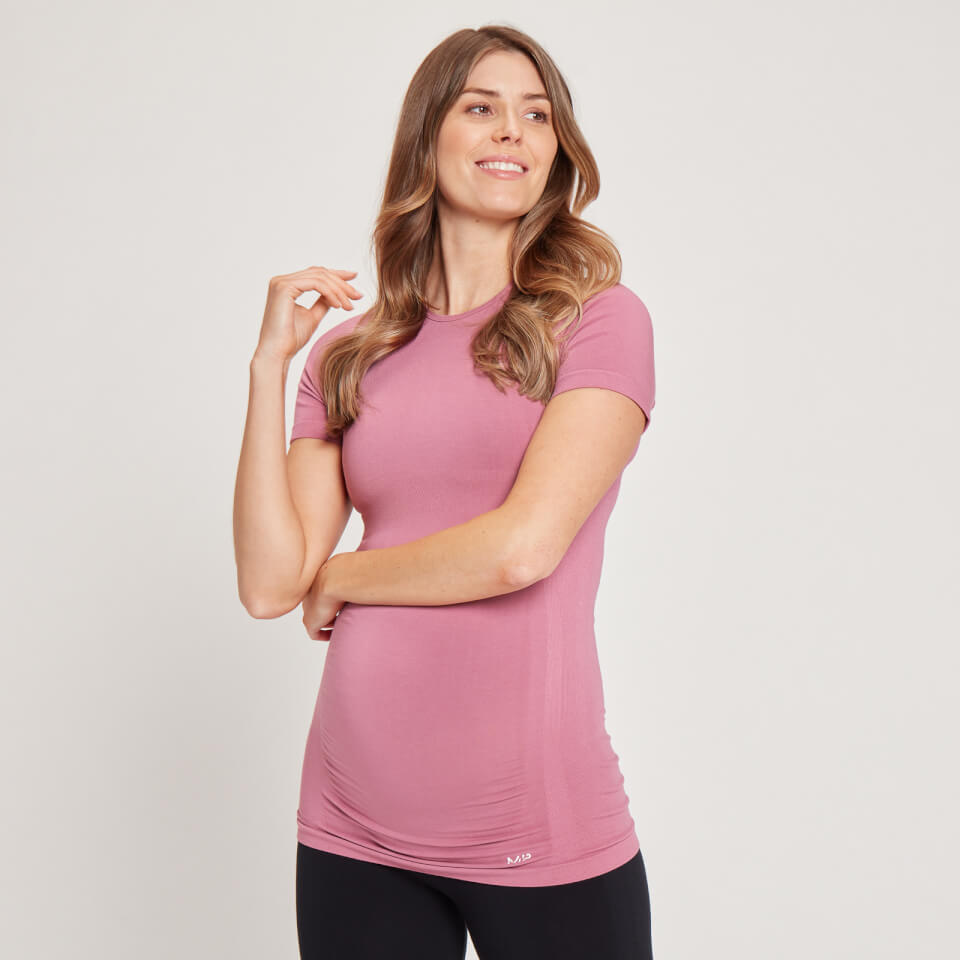 MP Maternity Seamless Short Sleeve T-Shirt – Rosa – XXS