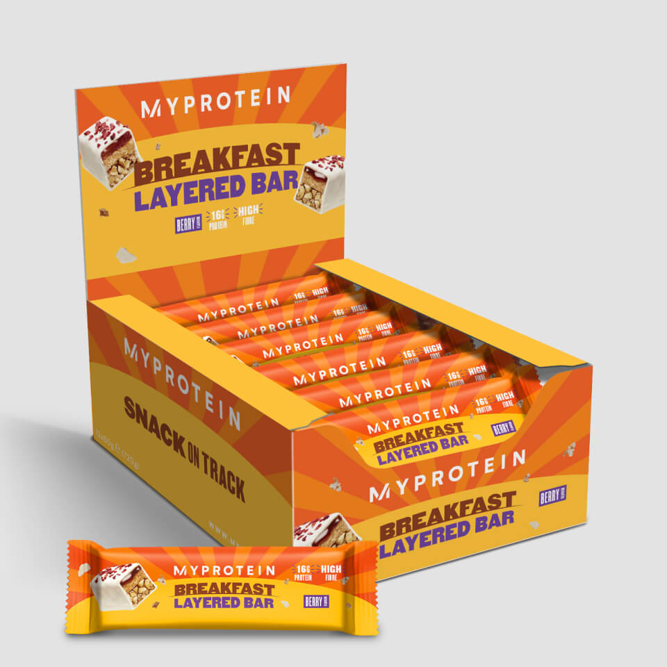 MyProtein Breakfast Layered Bar – 12x60g – Bär