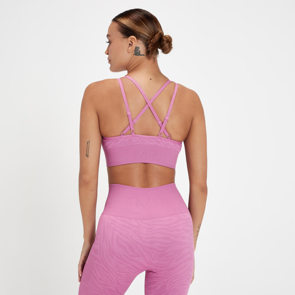 MP Tempo Seamless Sports Bra – Rosa/Zebra – XS