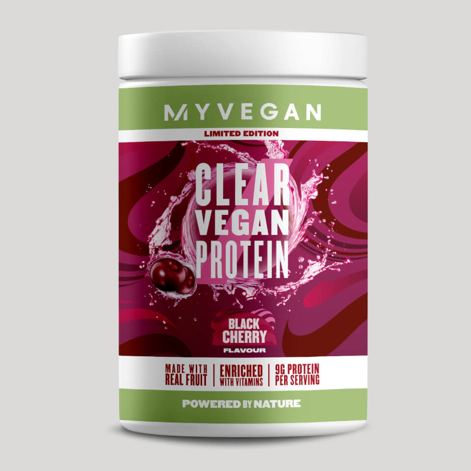 Clear Vegan Protein – 20servings – Black Cherry