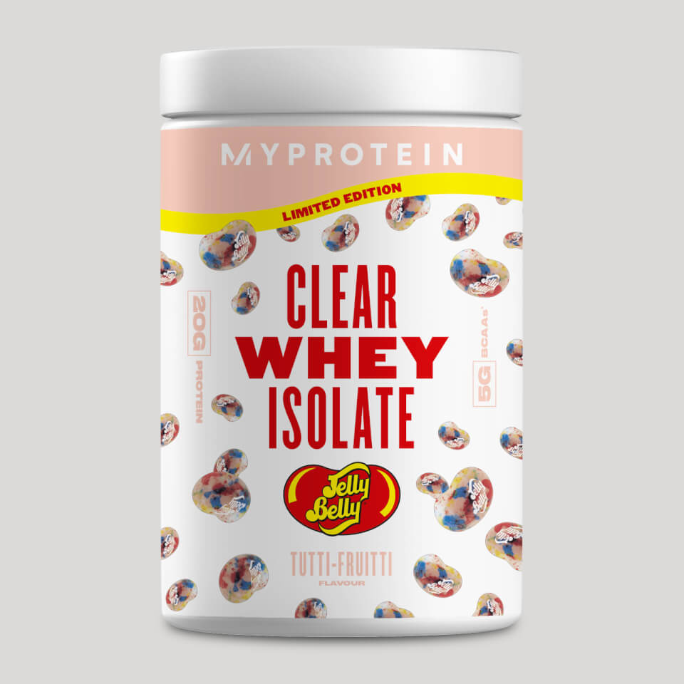 Clear Whey Isolate – 20servings – Jelly Belly – Tutti-Fruitti