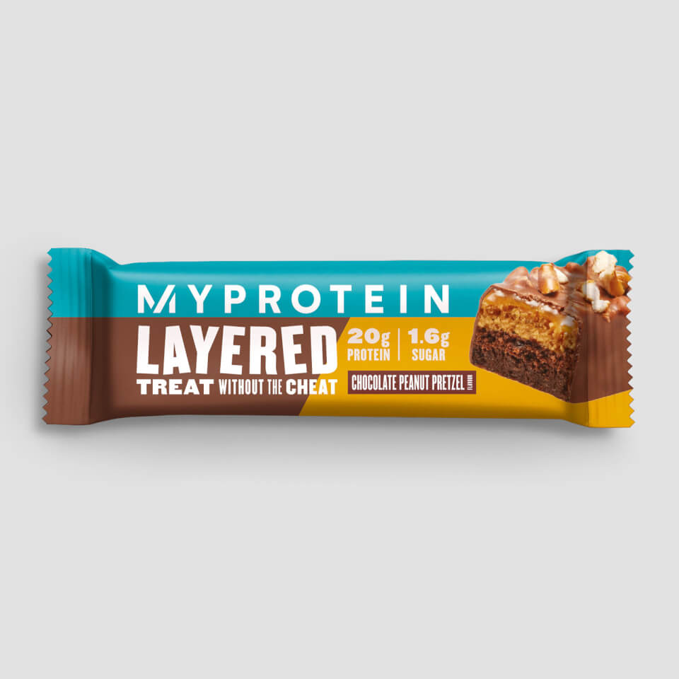 Myprotein Retail Layer Bar (Sample) – Chocolate Peanut Pretzel – NEW
