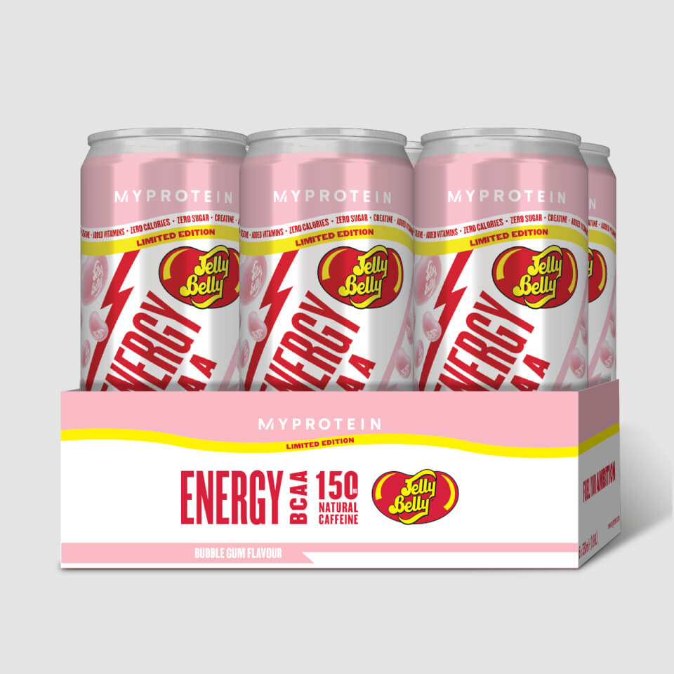 BCAA Energy Drink – Jelly Belly® – 6 x 330ml – Bubble Gum