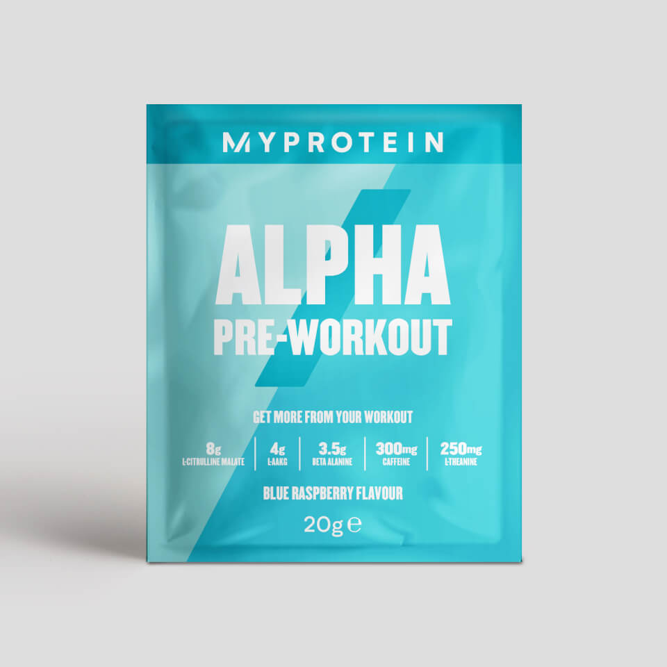 MyProtein Alpha Pre-Workout – 20g – Blå Hallon