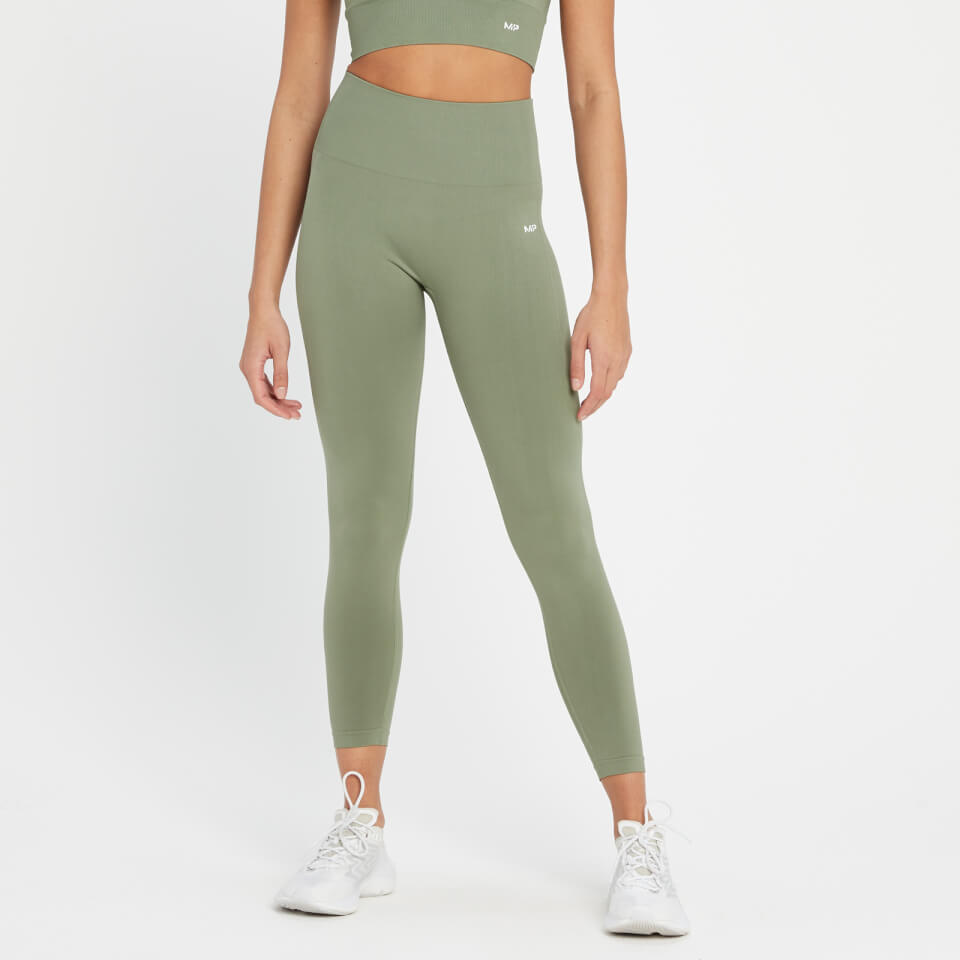 MP Women’s Shape Seamless 7/8 Leggings – Washed Jade – XXS