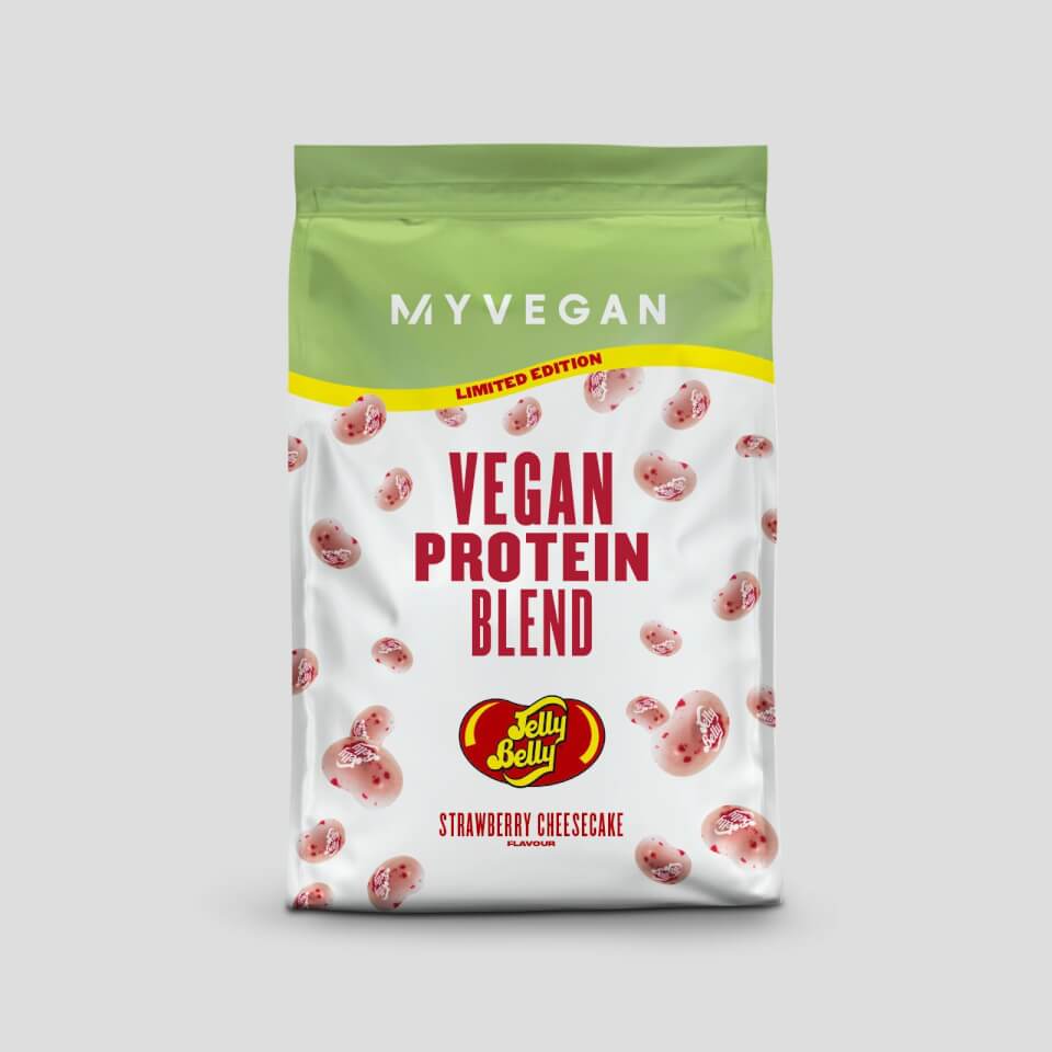 Myvegan Vegan Protein Blend, Jelly Belly 1kg (WE) (ALT) - Jordgubbscheesecake