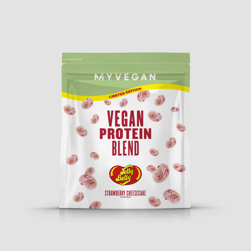 Myvegan Vegan Protein Blend Jelly Belly (Sample) (ALT) – Jordgubbscheesecake