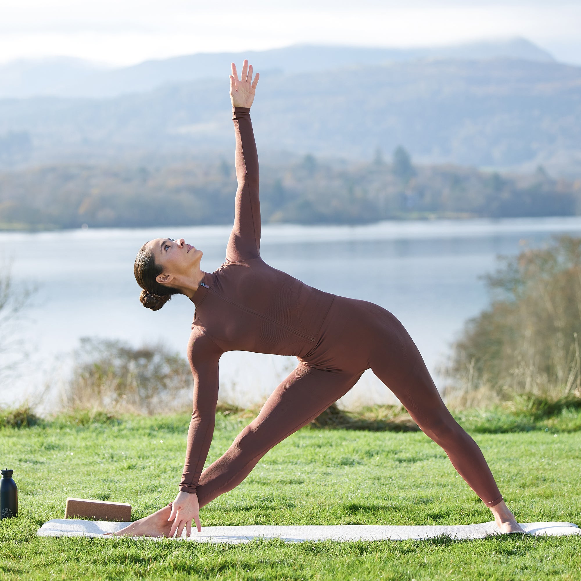 Yoga outdoors