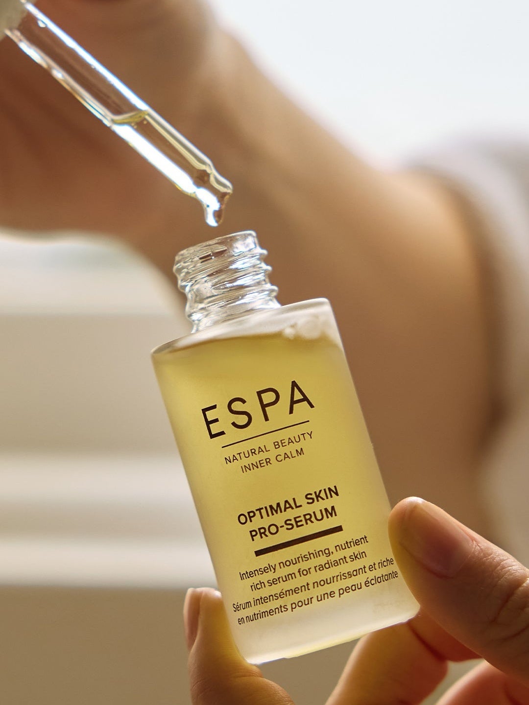 Image of Optimal Skin Pro Serum with pipette out 