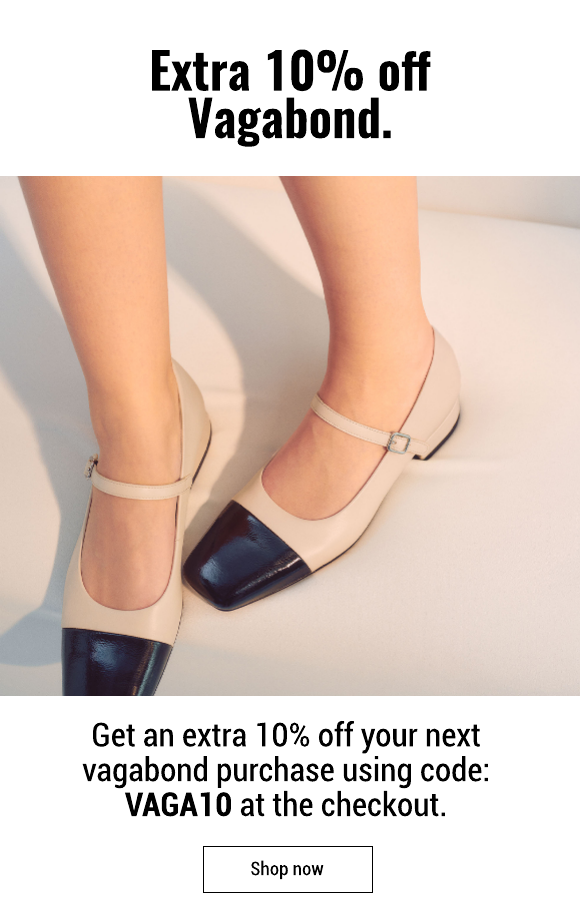 Extra 10% off Vagabond 