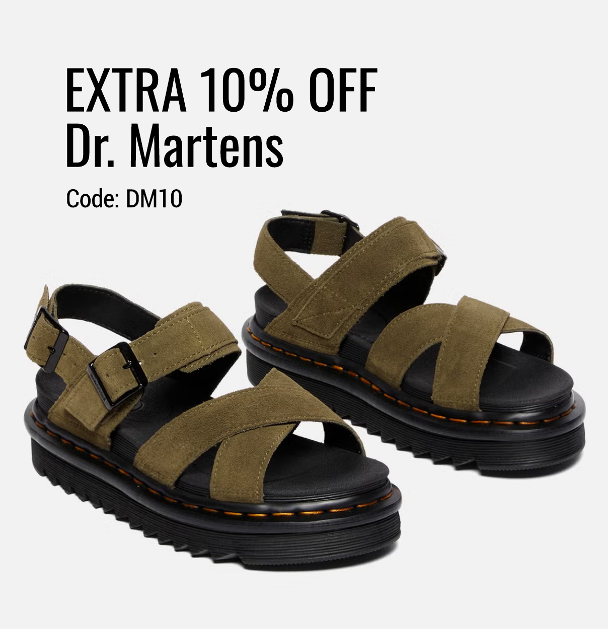 EXTRA 10% OFF DM SANDALS