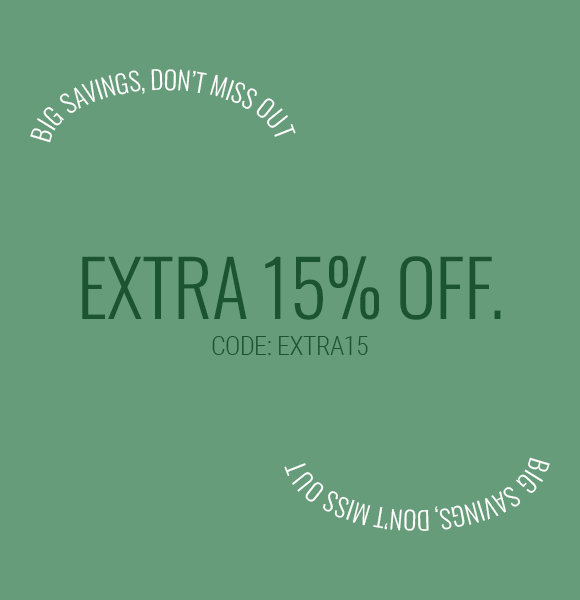 Extra 15% off 