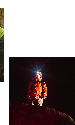 Wasserdichte Arnaby Herren-Kapuzenjacke - Orange