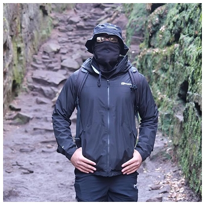 Wasserdichte Bramblfell Gemini Gore-Tex Herren 3in1-Jacke - Schwarz