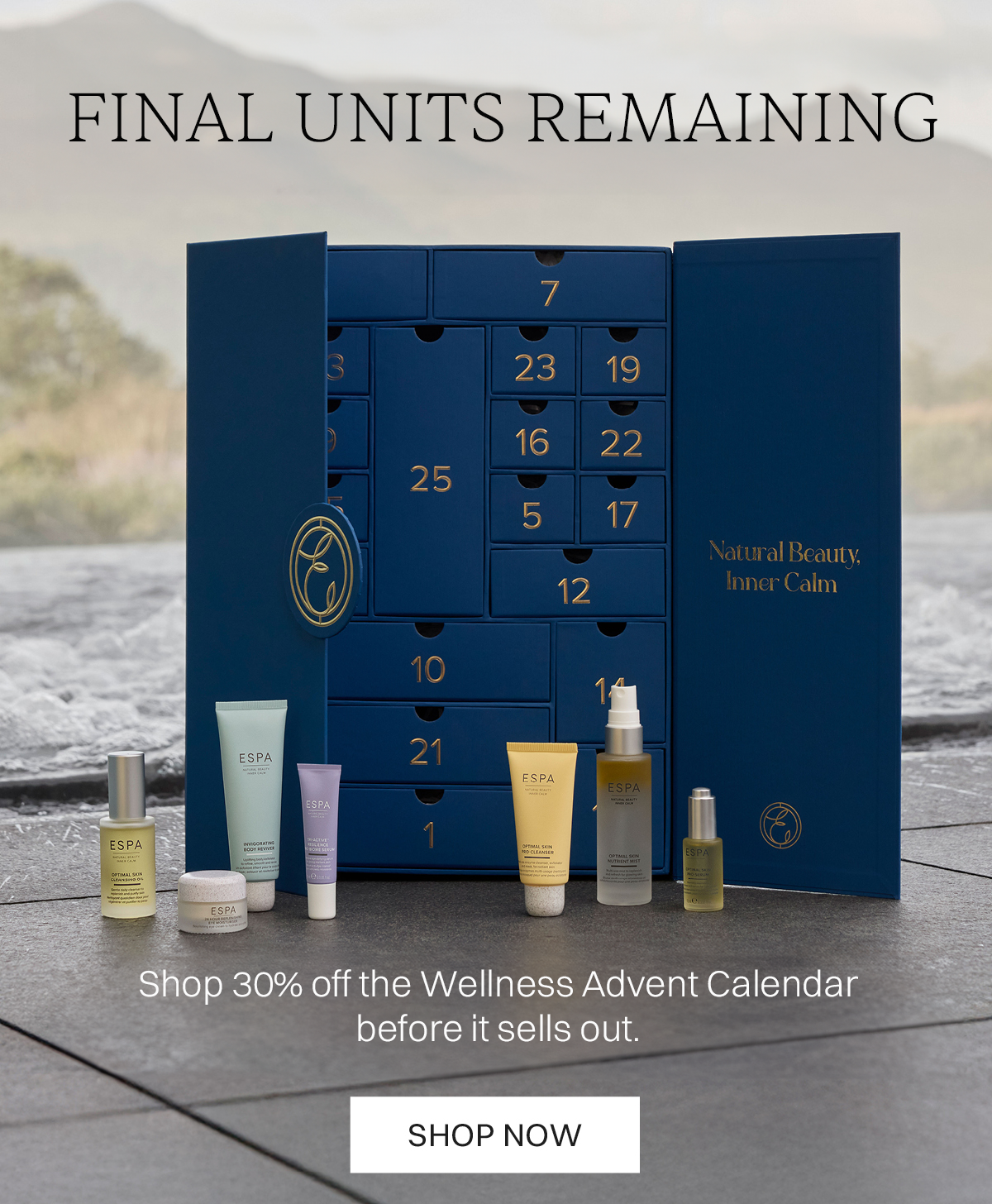 30 percent off the advent calendar