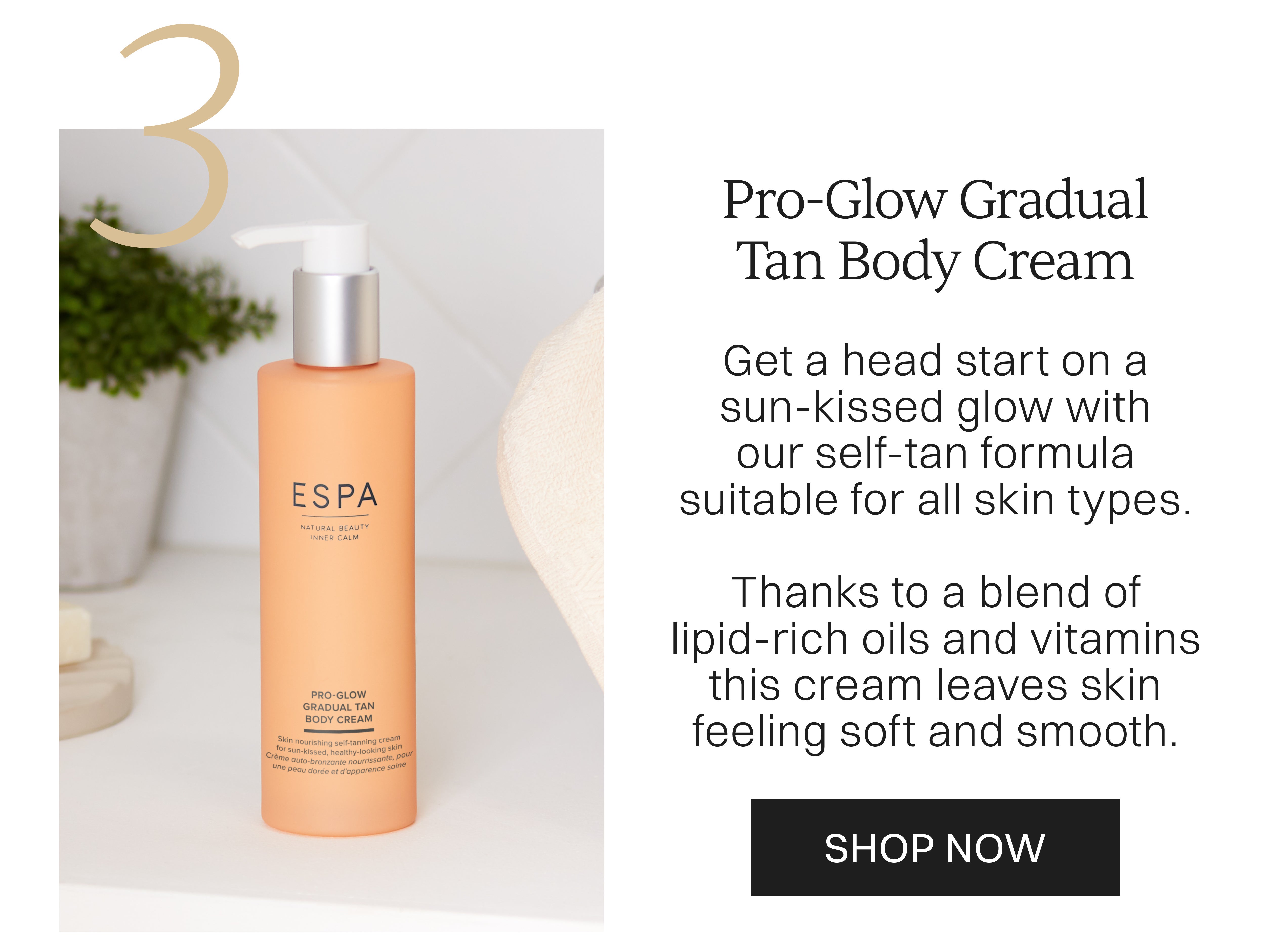 Pro Glow Gradual Tan Body Cream