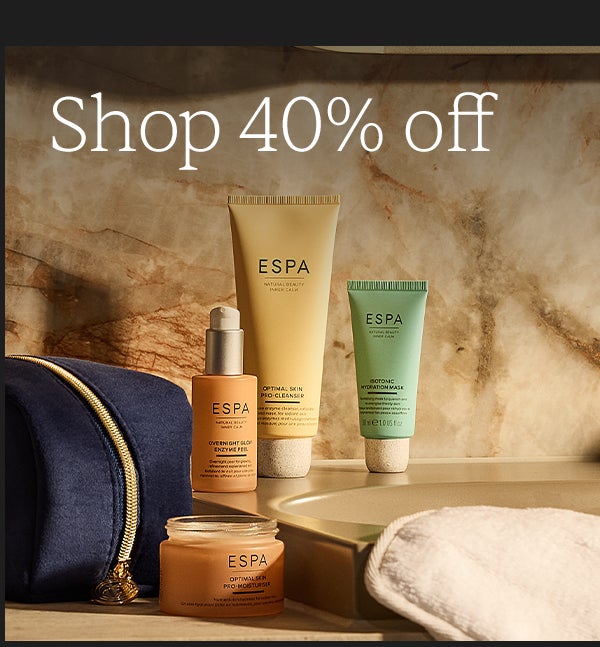 shop 40 percent off