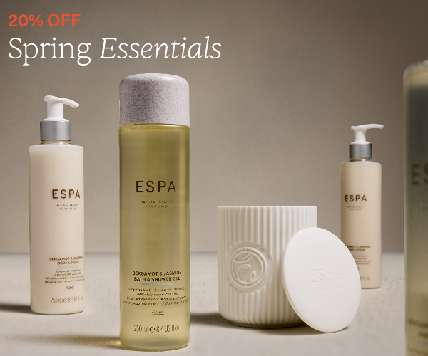 YOUR LOYALTY EXCLUSIVE, 20% off. Image of Beragmot & Jasmine collection including body wash, hand lotion and ceramic white vessel candle,