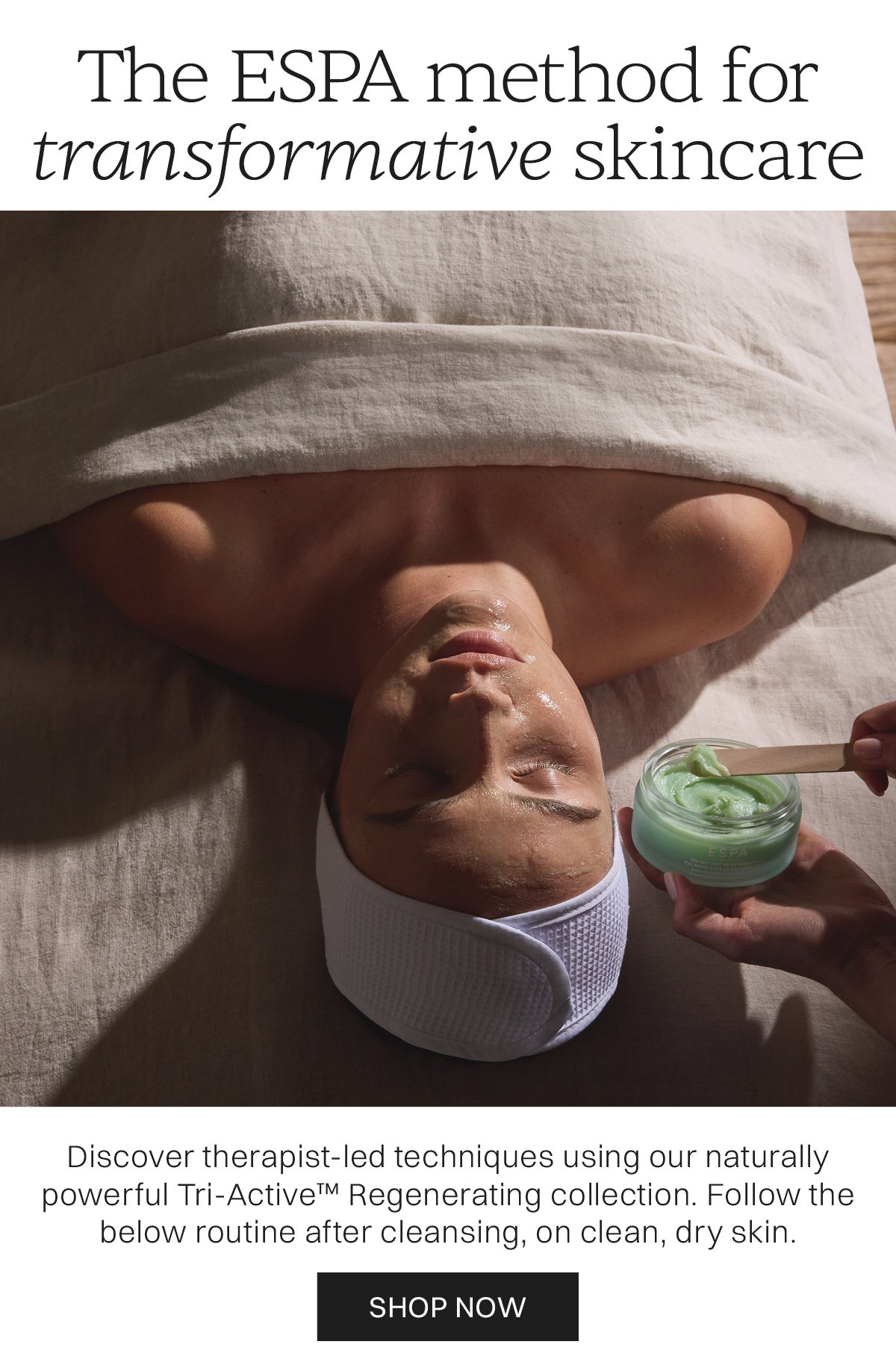 image of model and cica cleansing balm
