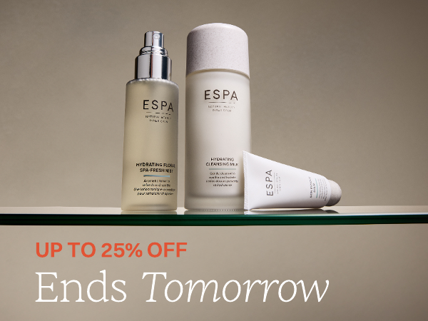 Up to 25% off Ends tomorrow