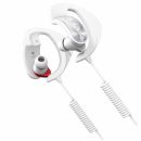 Pioneer SE-D10E Fully Enclosed In Ear Clip STEEZ Headphones - White/Silver