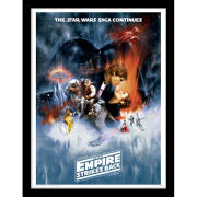 Star Wars The Empire Strikes Back One Sheet Framed 30X40Cm Print pyramid international kopen in de aanbieding Star Wars The Empire Strikes Back One Sheet Framed 30X40Cm Print pyramid international kopen in de aanbieding