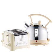 Dualit Dome Kettle and 4 Slot Toaster Bundle – Cream
