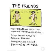 Impression Édition Limitée Friends - Edward Monkton