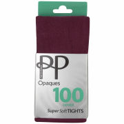 Pretty Polly Women's Soft Opaque Tights - Wine - S-M - Wine