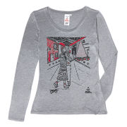 T-Shirt manches longues pour Femme Ben Mosely -Gris - XS/UK 8 - Gris